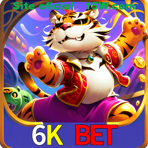 Imagem promocional da 6K BET mostrando a plataforma e suas vantagens